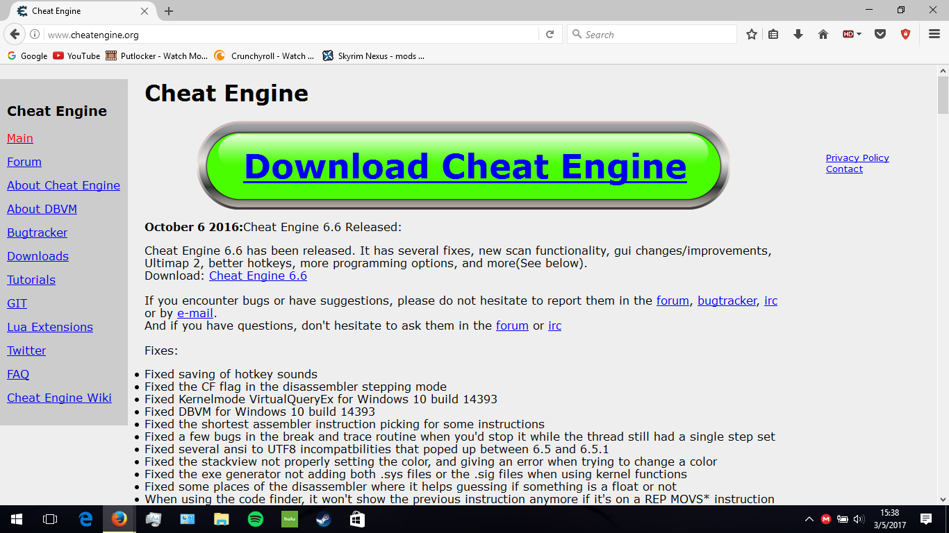 cheat tables for cheat engine